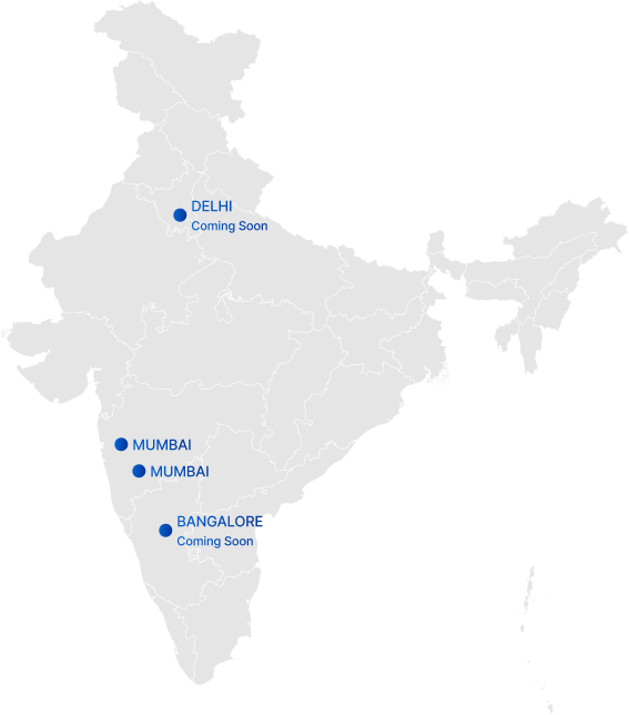 Falcon healthcare network map of India