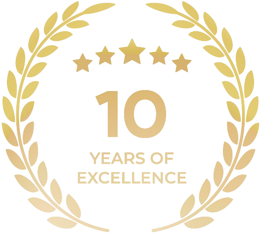 10 years excellence